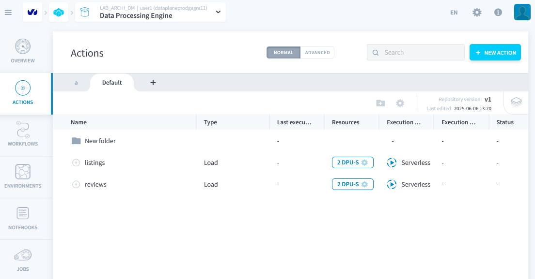 Result from source load